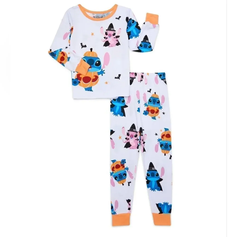Lilo & Stitch Girls Halloween Snug Fit Pajama Set, 2-Piece
